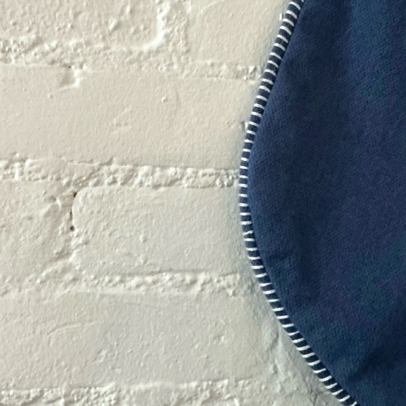 Blue Christmas Stocking Embroidered Snowflake Wondershop Fabric Stitch Finish - Picture 5 of 7